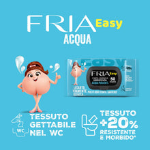 Carica l'immagine nel visualizzatore di Gallery, Fria Easy Carta Igienica Umidificata con Acqua Pura ad Effetto Calmante, Tessuto Gettabile nel WC, Dermatologicamente Te