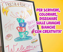 Carica l'immagine nel visualizzatore di Gallery, CRAYOLA - Pennarelli per Lavagna Bianca Lavabili, 8 Colori Assortiti, Punta Conica Grossa, 03-8223
