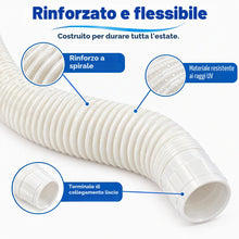 Carica l'immagine nel visualizzatore di Gallery, Tubo di ricambio per piscina, 40 mm, tubo di interconnessione per piscina, accessorio per skimmer per Intex Pool (1 pezz
