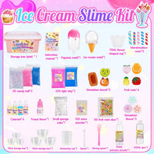 Carica l'immagine nel visualizzatore di Gallery, Adeokay Slime per Bambini, Giochi Bambina 6 7 8 9 10 11 12 Anni Femmina Fruit Slime Fluffy Regalo Bimba 6-12 Anni Femmin