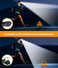 Carica l'immagine nel visualizzatore di Gallery, Glangeh Torcia Frontale LED, Lampada Frontale Potente con Sensore Movimento