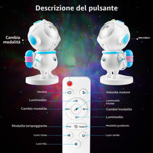 Carica l'immagine nel visualizzatore di Gallery, Kangtaixin Astronauta Proiettore Cielo Stellato per Bambini, Luce Notturna a LED con Telecomando, Controllo App, Decoraz