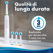 Carica l'immagine nel visualizzatore di Gallery, Compatibili con Testine Oral B, 4-Pack Compatibili con Testine Spazzolino Elettrico Oral-B - Alta Qualità, Pulizia Profonda