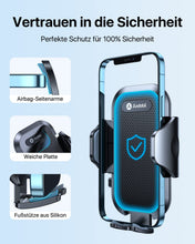 Carica l'immagine nel visualizzatore di Gallery, Supporto per cellulare Andobil per auto, staffa di ventilazione aggiornata con 2 clip di ventilazione, supporto universale per smartphone per veicoli con rotazione a 360° per iPhone 11 11 Pro Samsung Galaxy Note10 Huawei LG ecc., nero opaco