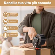 Carica l'immagine nel visualizzatore di Gallery, Nastro Telato Nero 3 Rotoli, 48 Mm X 28 M, Spessore 210 Μ