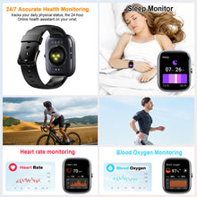 Carica l&#39;immagine nel visualizzatore di Gallery, Smartwatch Uomo Donna, 1.91&quot; Orologio Smartwatch con Effettua/Risposta Chiamate, 110+ Sportive Smart Watch, Contapassi, 24H Sonno/Cardiofrequenzimetro, Impermeabil IP68 Fitness Tracker per Android iOS