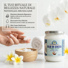 Carica l'immagine nel visualizzatore di Gallery, Exponatura Olio di Cocco Biologico 500ml – Crudo e Vergine, Spremuto a Freddo – 100% Naturale, Gusto Delicato per Cucina