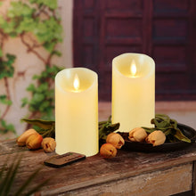 Carica l'immagine nel visualizzatore di Gallery, Lonkenn Candele LED ricaricabili Pack 2 - USB effetto fiamma telecomando, decorazione matrimonio Natale, dimmerabile-15 