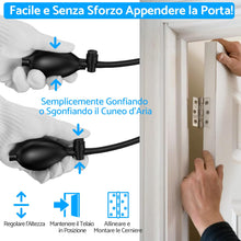 Carica l'immagine nel visualizzatore di Gallery, ESYNiC 2PZ Pompa ad Aria per Finestre Carico massimo di 200KG Cuscini Gonfiabili ad Aria Materiale in TPU con 4 Cunei pe
