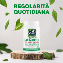Carica l'immagine nel visualizzatore di Gallery, Matt, Le 12 Erbe del Buon Transito, Integratore Alimentare, 100 Compresse