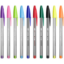 Carica l&#39;immagine nel visualizzatore di Gallery, BIC Cristal Multicolour, Penne a Sfera Colorate, Punta Larga 1.6mm, Set Scrittura 15 Unità, Cancelleria Scuola e Ufficio