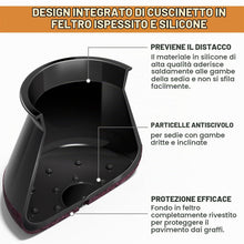 Carica l'immagine nel visualizzatore di Gallery, 24 Pezzi Gommini Per Sedie in Silicone Nero (S Fit: 14-20mm)
