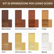 Carica l'immagine nel visualizzatore di Gallery, 8 Colori Stucco per Legno con Tonalità Marroni Comuni del legno