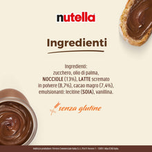 Carica l&#39;immagine nel visualizzatore di Gallery, Nutella - Crema Spalmabile alle Nocciole e Cacao, Senza Glutine, Conservanti e Grassi Idrogenati, Ottimale a Colazione, Vasetto da 950 gr