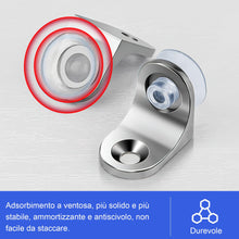 Carica l'immagine nel visualizzatore di Gallery, 40 Pezzi Supporti Reggimensola per Vetro, Staffe Angolari in Acciaio Inox con Ventosa Antiscivolo, Supporti ad Angolo Re
