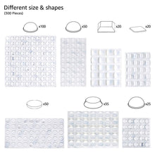 Carica l'immagine nel visualizzatore di Gallery, Amazon Basics, Paracolpi per ante di armadi, autoadesivi, per la protezione delle superfici e la riduzione del rumore, 3
