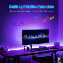 Carica l'immagine nel visualizzatore di Gallery, Diyife Striscia LED WiFi TV Retroilluminazione, Striscia LED 5 Metri