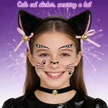 Carica l'immagine nel visualizzatore di Gallery, LED Costume Gatto, con Orecchie da Gatto, Coda di gatto