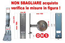 Carica l'immagine nel visualizzatore di Gallery, Avvolgitore per finestrone, 8 mt, interasse fori185 mm, completo di placca inox (SOLO AVVOLGITORE)
