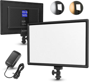 Neewer RALENO Luce 192 LED Ultra Sottile con LCD Display, Batteria a Litio...
