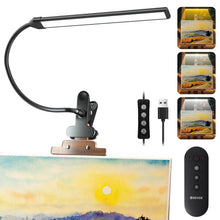 Carica l'immagine nel visualizzatore di Gallery, Lampada da cavalletto a LED con attacco a clip per artisti, con telecomando