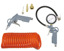 Carica l'immagine nel visualizzatore di Gallery, ABAC Kit Accessori per Compressore 6 Pezzi G-813, Inclusi Gonfiagomme con Manometro, Pistola di Soffiaggio, Tubo a Spira