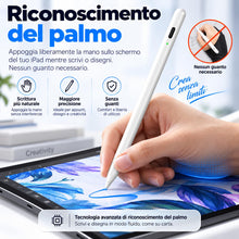 Carica l'immagine nel visualizzatore di Gallery, Penna Touch Screen 2 in 1 per iPad Tablet e Smartphone, Stylus con Palm Rejection e Sensibilità all’Inclinazione, Punta 