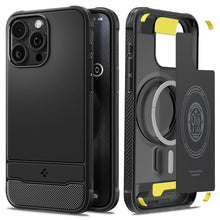 Carica l'immagine nel visualizzatore di Gallery, Spigen Cover Rugged Armor MagFit per iPhone 15 Pro