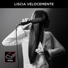 Carica l'immagine nel visualizzatore di Gallery, Rowenta x KARL LAGERFELD SF411L Extra Liss Piastra per Capelli, Superficie Larga, 6 Temperature, Riscaldamento Rapido, R