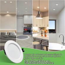 Carica l'immagine nel visualizzatore di Gallery, 4x Faretti LED da Incasso per Cartongesso 10W, 3000K, 4000K, 6000K, 230V