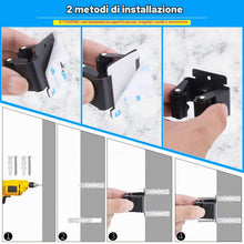 Carica l'immagine nel visualizzatore di Gallery, Hejo 6 Pezzi Appendi Scopa da Muro, Gancio per Scopa Autoadesivo, Nero