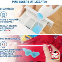 Carica l'immagine nel visualizzatore di Gallery, Omino Bianco Detersivo Lavatrice Igienizzante, 132 Lavaggi, 1760 ml x 3