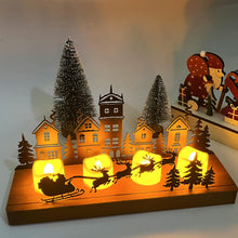 Carica l'immagine nel visualizzatore di Gallery, Portacandele per Corona Avvento, Porta Candela Natalizio Candele Decorative, Portacandela Natalizio in Metallo con Supporti in Legno, Centrotavola Natalizio Avvento candele, Centro Tavola Moderno