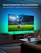 Carica l'immagine nel visualizzatore di Gallery, Govee LED TV Retroiluminación 3 Lite con Camera Sync per TV da 40-50 Pollici, Striscia TV Wi-Fi RGBICW da 2,4M con Funzione di Correzione Fish-Eye