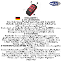 Carica l'immagine nel visualizzatore di Gallery, Telecomando Cancello Universale 433 MHz – 2 Pezzi – Autoapprendimento Codice Fisso – Batterie Incluse – Compatibile Solo