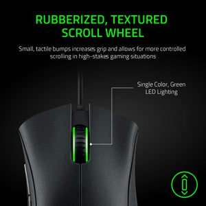 Razer DeathAdder Essential (2021) - Mouse da Gioco Cablato con Sensore Ottico da 6400 DPI (Sensore Ottico da 6400 DPI, 5 Pulsanti Programmabili, Fattore di Forma Ergonomico) Nero
