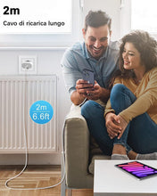 Carica l'immagine nel visualizzatore di Gallery, Caricatore per iPhone 17/17 Air/17 Pro/17 Pro Max, iPhone 16 15 Pro Max Plus, iPad 10/11 Generazione, 27W USB C Caricabatterie Alimentatore Presa Spina Rapido con Cavo 2M