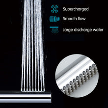 Carica l'immagine nel visualizzatore di Gallery, Soffione Doccia Risparmio Idrico Rotondo Manopola Doccia Alta Pressione Doccia a Mano Anticalcare 24x218 mm,1 Getti