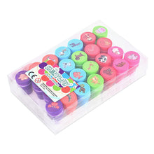 Carica l&#39;immagine nel visualizzatore di Gallery, Faburo 26Pz Timbri Bambini Sigillo Animale, Cartoni Animati Kit Set di Strumenti Auto Inchiostrazione Timbri, Regali per Feste per Bambini