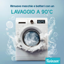 Carica l'immagine nel visualizzatore di Gallery, Twinzen - Coprimaterasso Impermeabile 60x120 cm - Protezione Impermeabile e Traspirante - Coprimaterasso Lettino 60x120