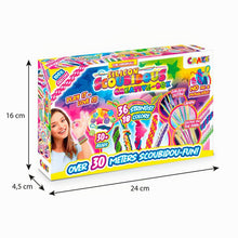 Carica l'immagine nel visualizzatore di Gallery, CRAZE SCOUBIDOU Scatola Creativa – 36 cordoncini in silicone + 30+ perline/charms – Kit fai-da-te per braccialetti e por