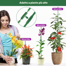 Carica l'immagine nel visualizzatore di Gallery, Realure 15 Pz Supporto per Piante, Regolabili Pali di Sostegno per Piante