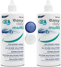 Carica l'immagine nel visualizzatore di Gallery, Easy Day Multi Soluzione Unica Per Lenti A Contatto - Duopack 2 X 360 ml