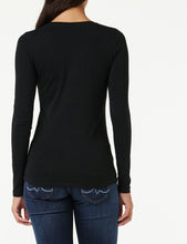 Carica l'immagine nel visualizzatore di Gallery, Pepe Jeans New Virginia Maglietta per Donna Slim Fit Maniche Lunghe, Nera, S