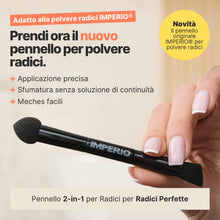 Carica l'immagine nel visualizzatore di Gallery, Polvere per capelli IMPERIO - Correttore per infoltimento capelli per donna e uomo, mascara per capelli waterproof per n
