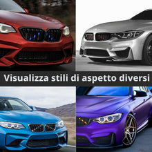 Carica l'immagine nel visualizzatore di Gallery, AggAuto Inserti Strisce Griglia Anteriore per BMW Serie 1/3 F20 F30, Blu