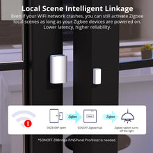 Carica l'immagine nel visualizzatore di Gallery, SONOFF SNZB-04P Sensore per porte e finestre Zigbee, sistema di allarme intelligente per porte e finestre,richiede Zigbe