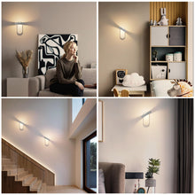 Carica l'immagine nel visualizzatore di Gallery, Klighten Applique da Parete Interno 3000K/4000K con interruttore 5W Bianco