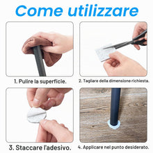 Carica l'immagine nel visualizzatore di Gallery, Brevanza 3 Rotoli Feltro Adesivo (100cmx10cm, 100cmx5cm, 100cmx2cm), Feltrini per Sedie, Feltrino per Sedie, Rotolo Ades