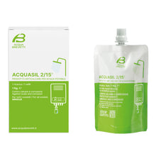 Carica l'immagine nel visualizzatore di Gallery, ACQUA BREVETTI ACQUASIL 2/15® PC104 Ricarica Sacca 1 Kg per Pompe Dosatrici MINIDUE e MINIDROP Anticalcare Anticorrosion